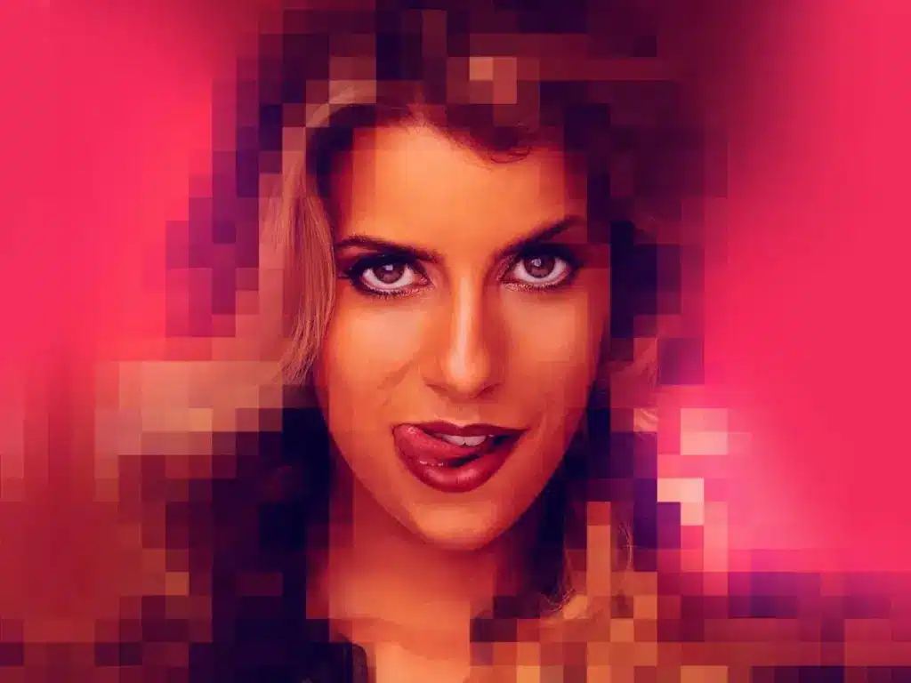 Maria Bopp em cartaz de Me Chama de Bruna