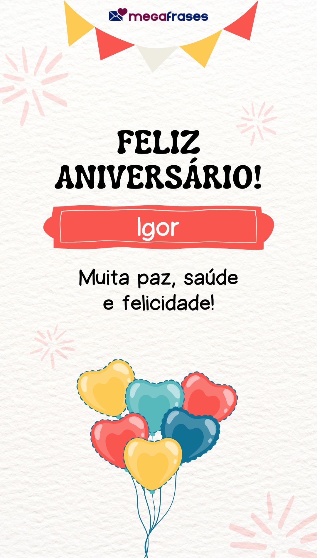 Mensagens de feliz aniversário para Igor 1 parabens-igor