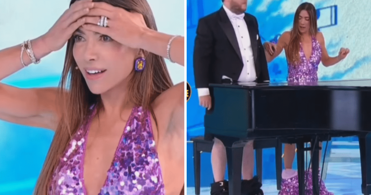 Patrícia Abravanel abaixa as calças durante programa e comenta envergonhada