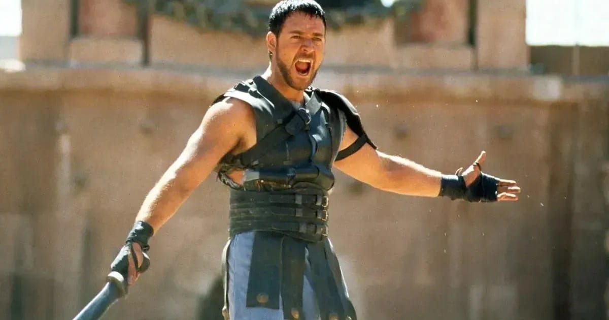 Russell Crowe detona "Gladiador 2" e diz que equipe não entendeu o 1º filme