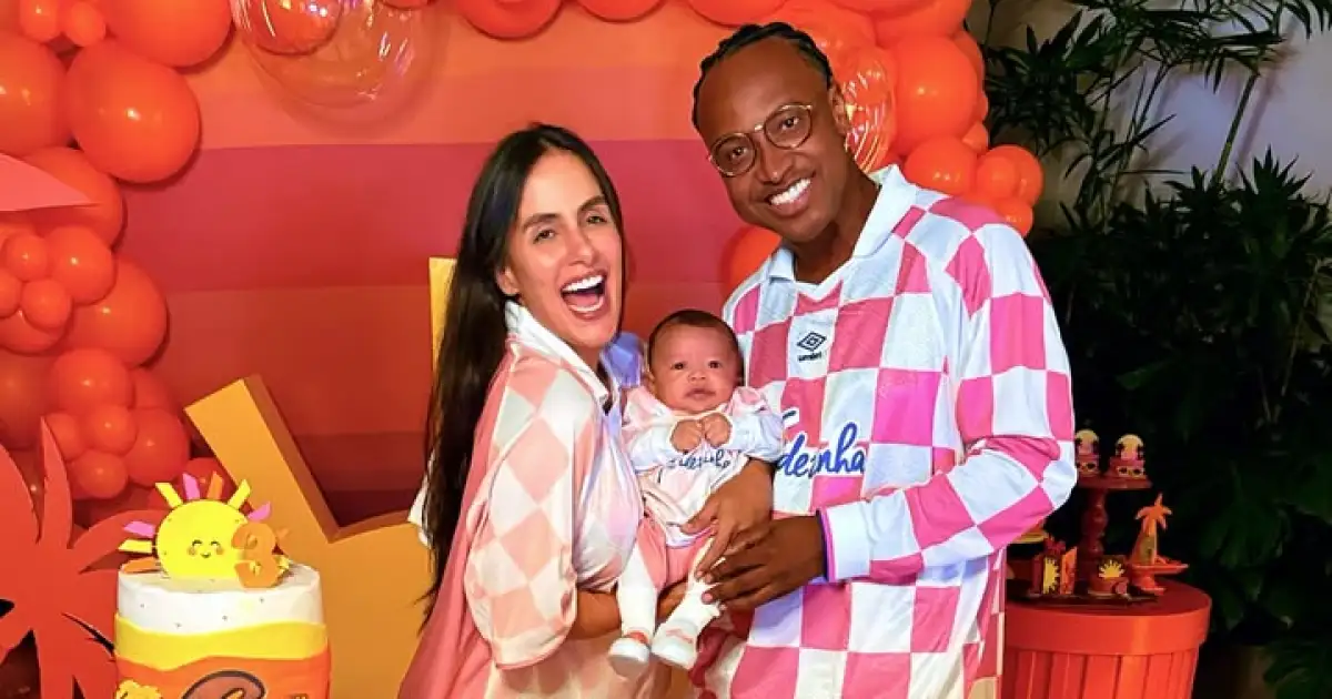 Thiaguinho e ex-BBB celebram data especial do filho com tema ‘Tardezinha’; veja fotos