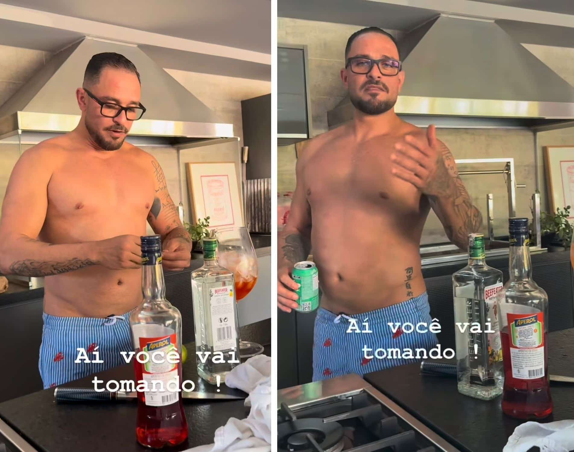 Diogo Nogueira faz drinque e curte Natal com família após se separar de Paolla Oliveira - Extra online