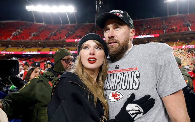 Taylor Swift and 'defeated' Travis Kelce are facing 'first real test' in their relationship... as insiders say 'things are changing'