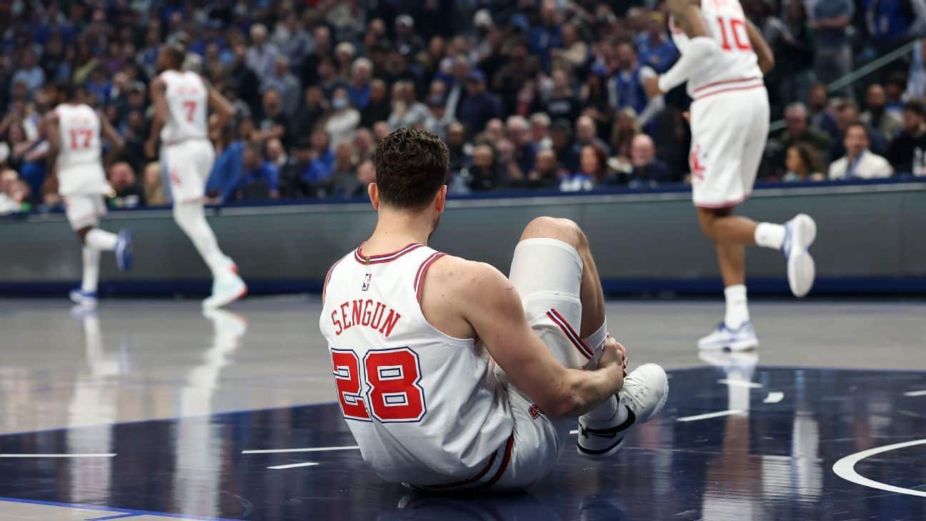 Rockets' Sengun done for night with sprained right ankle