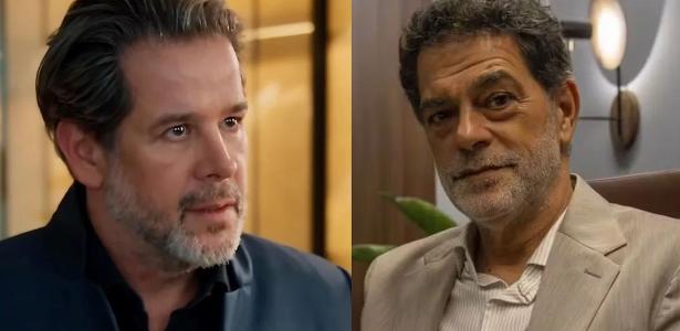 Ferette (Murilo Benício) e Rogério (Eduardo Moscovis) em Três Graças