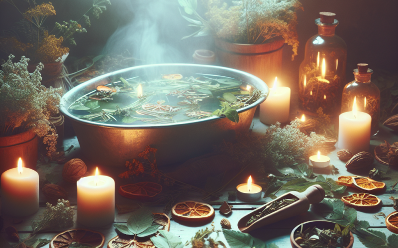 Banhos de ervas na umbanda para purificar a alma