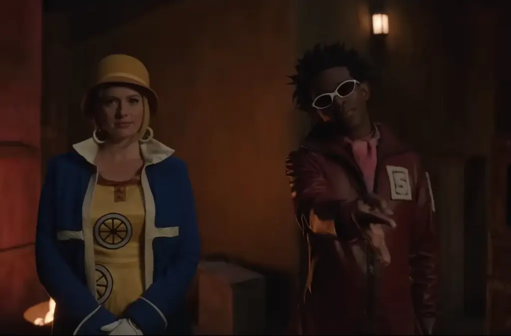 Jazzara Jaslyn como Miss Valentine e Camrus Johnson como Mr. 5 em One Piece: A Série