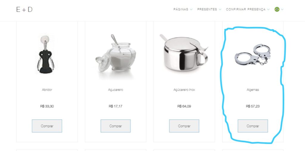 Noiva de Goiânia surpreende ao incluir item ousado na lista de presentes de casamento: “quis sair do padrão”