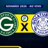 Ao vivo: Goiás x Goiatuba - 1ª rodada do Goianão 2026 - EG