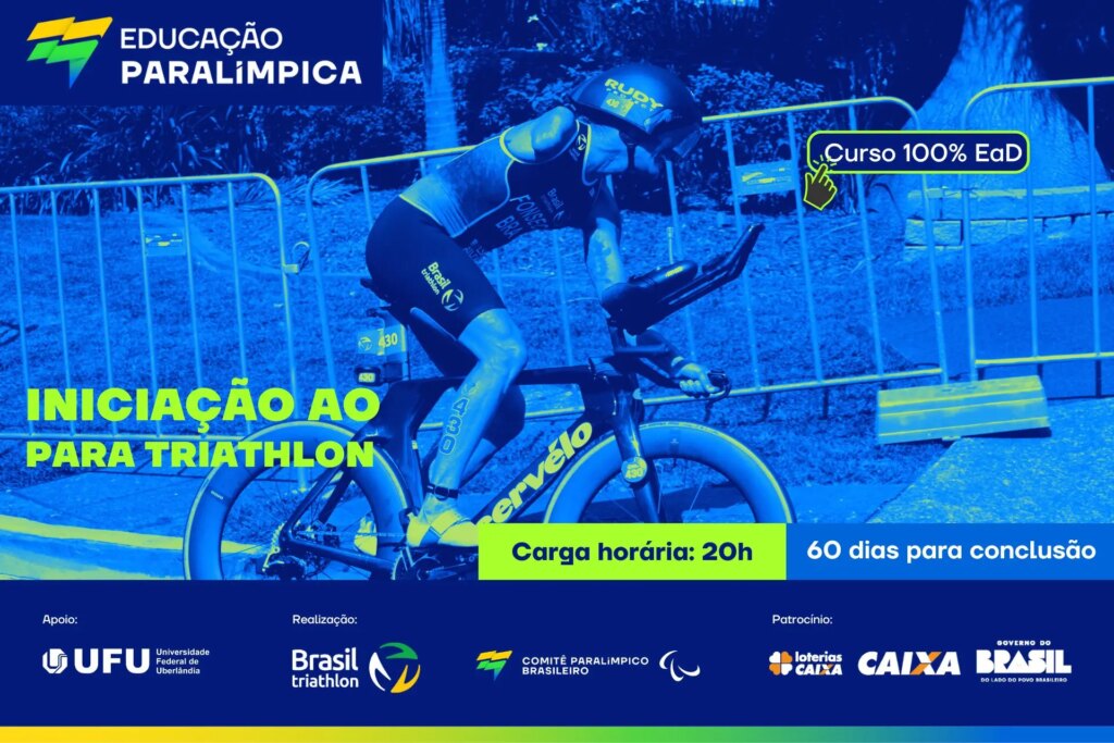 CPB promove curso online gratuito para iniciação ao triatlo paralímpico