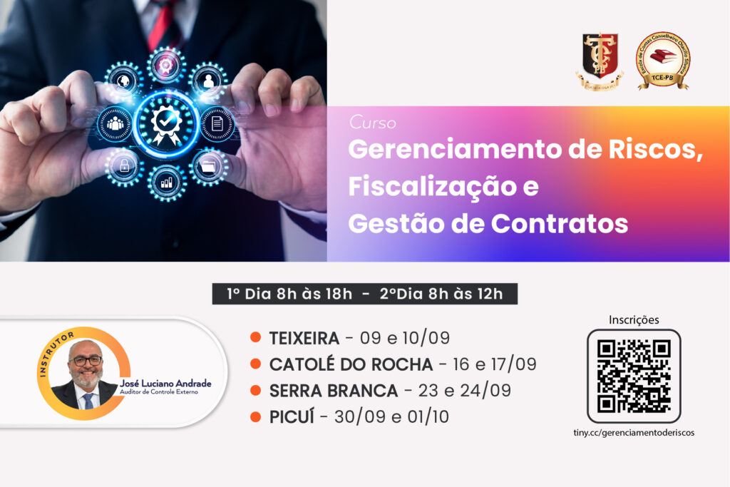 TCE-PB promove curso sobre gerenciamento de riscos e gestão de contratos em municípios da Paraíba – Portal do TCE-PB