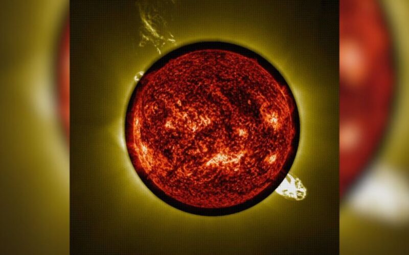 Impressionante sequência de erupções solares são captadas pela ESA; veja