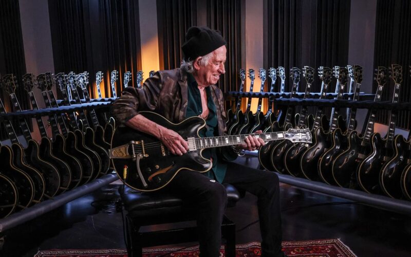 Gibson unveils two Keith Richards 1960 ES-355 guitars