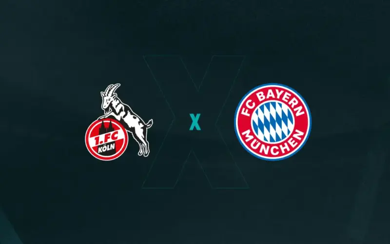 Escudos de FC Köln x Bayern de Munique