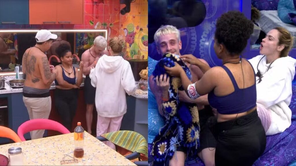 Juliano Floss Pedro Casaco Marina Sena BBB 26