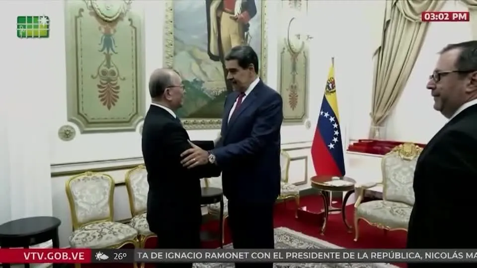 Maduro se reúne com o enviado especial da China em Caracas