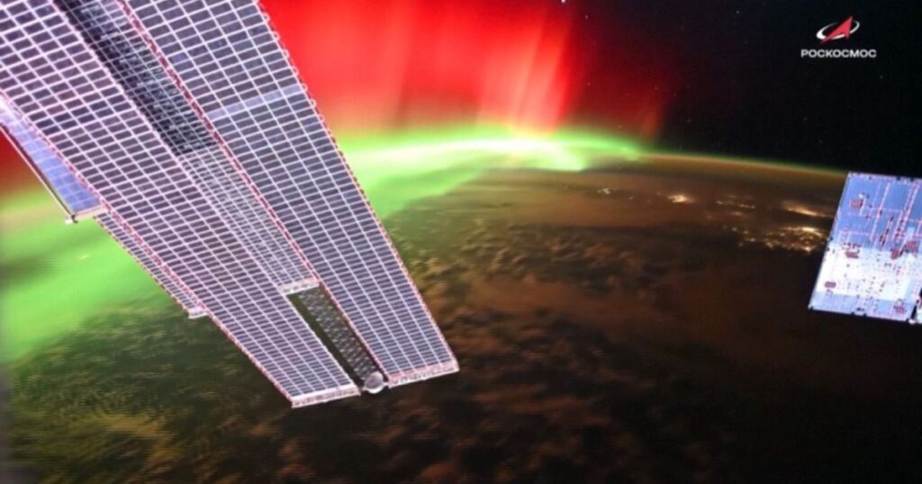 Cosmonauta russo registra do espaço a "potência" da aurora boreal; assista