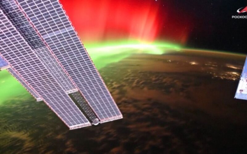 Cosmonauta russo registra do espaço a "potência" da aurora boreal; assista