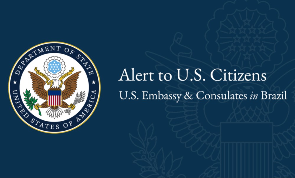 Embaixada dos EUA emite alerta a americanos sobre protestos no Brasil contra ação na Venezuela