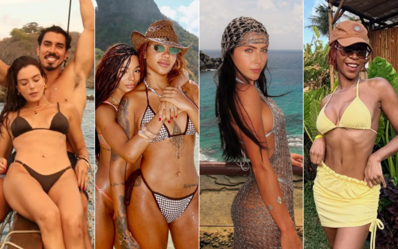 Famosos elegem Fernando de Noronha como principal destino do verão neste ano; veja quem está no local