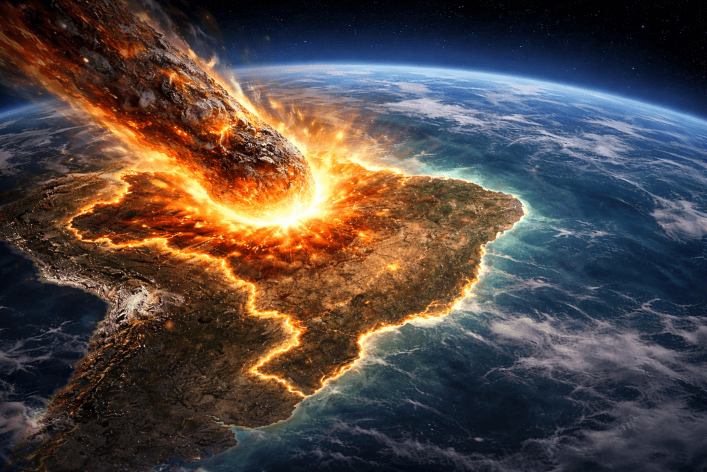 há milhões de anos, algo grande colidiu com o Brasil!