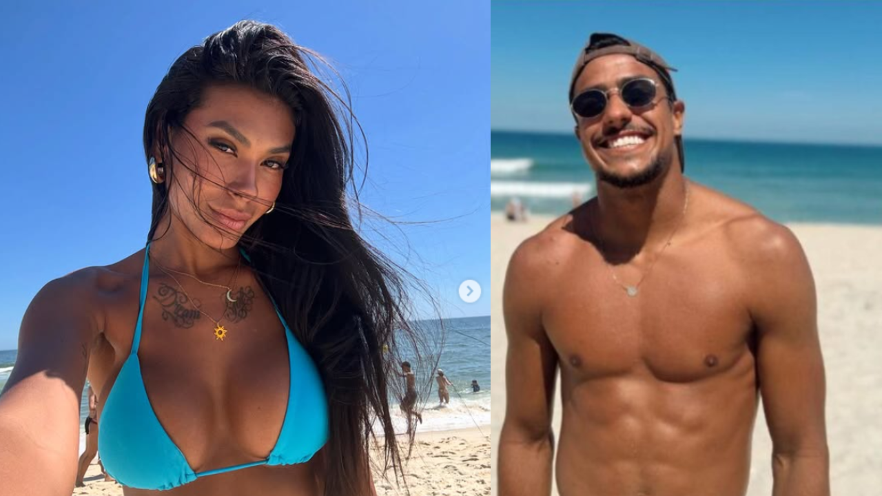 Cantora Pocah e Arthur Pelagio