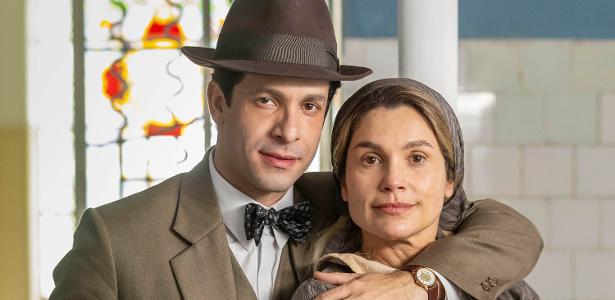 Celso (Rainer Cadete) e Sandra (Flavia Alessandra) em