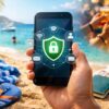 como proteger seu celular e seus dados durante férias e viagens