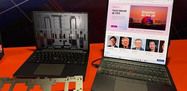 ThinkPad Rollable XD Concept, conceito de notebook com tela que expande
