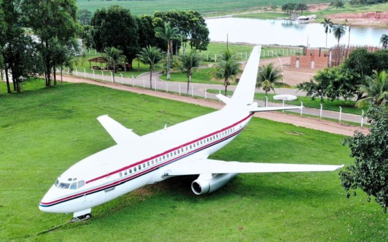 Avião de 35 toneladas em fazenda já foi de companhias da Europa