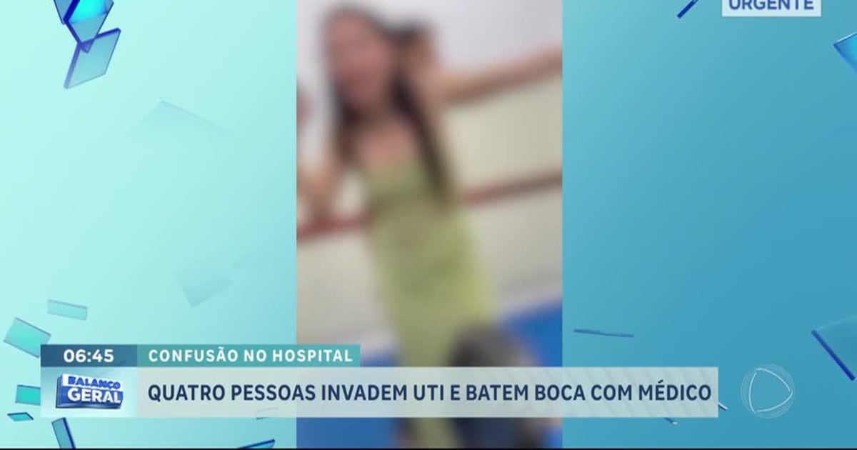 Quatro pessoas são presas após invadirem UTI em Goiânia para bater boca com médico – Record