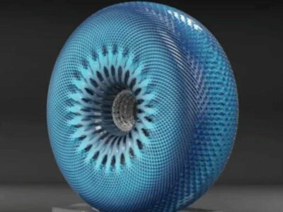 imagem de pneu hankook impresso em 3d