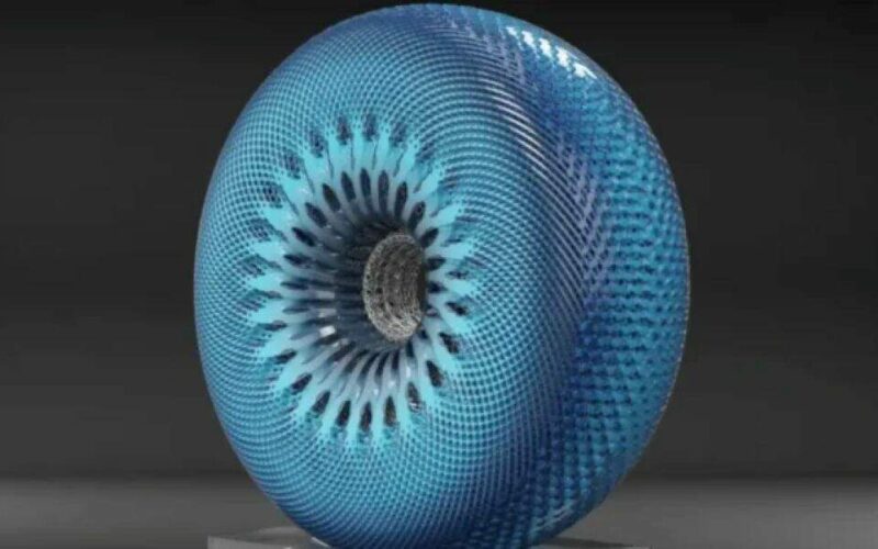 imagem de pneu hankook impresso em 3d