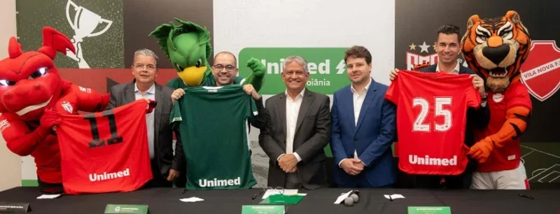 Unimed Goiânia renova patrocínio com Atlético-GO, Goiás e Vila Nova para 2026 - Diário da Manhã