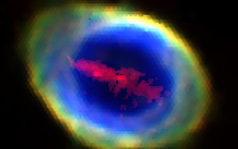 Misteriosa 'faixa' de ferro surge em famosa nebulosa