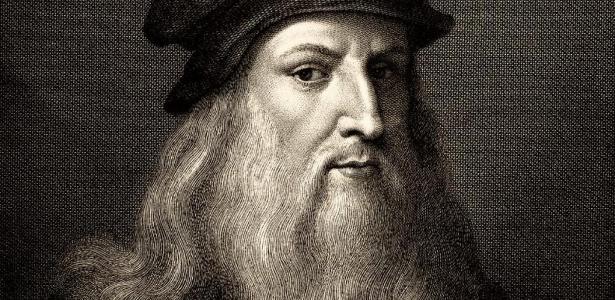 Retrato de Leonardo da Vinci.