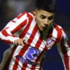 Thiago Almada em ação pelo Atlético de Madri