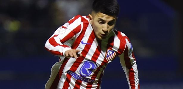 Thiago Almada em ação pelo Atlético de Madri